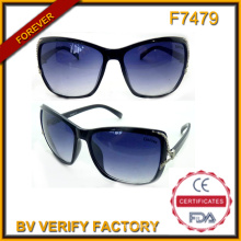 F7479 Cat3 UV400 Lady Retro Square Occhiali CE Sonnenbrillen